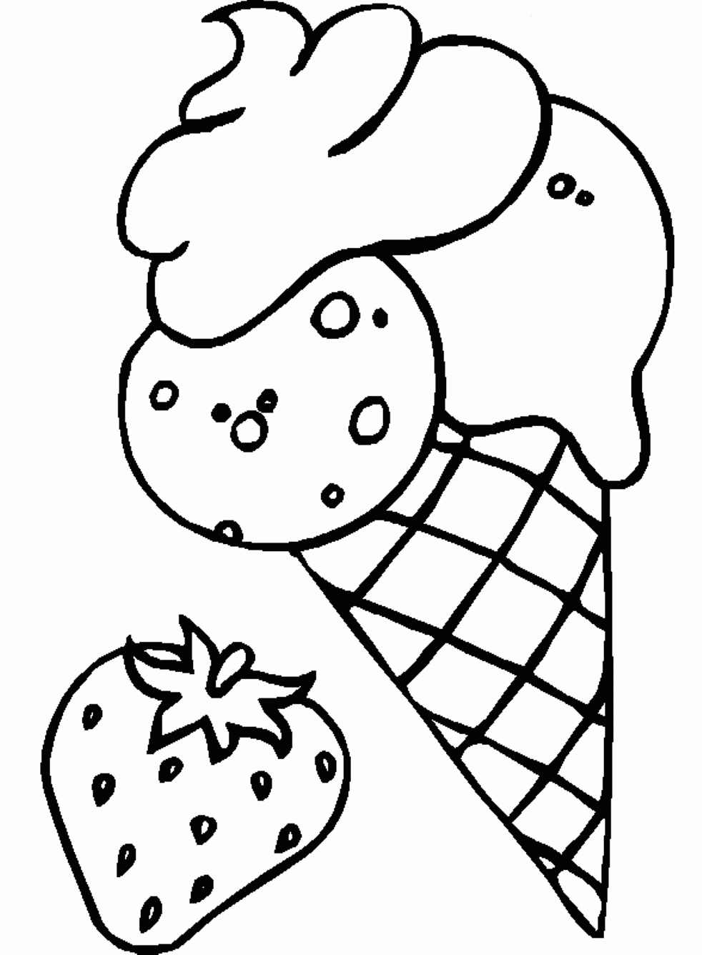 Ice Cream Coloring Pages Download And Print For Free