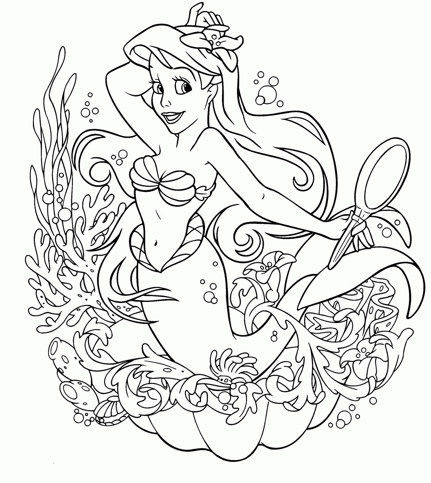 Interactive Magazine WALL E AND ARIEL THE LITTLE MERMAID COLORING PICTURES