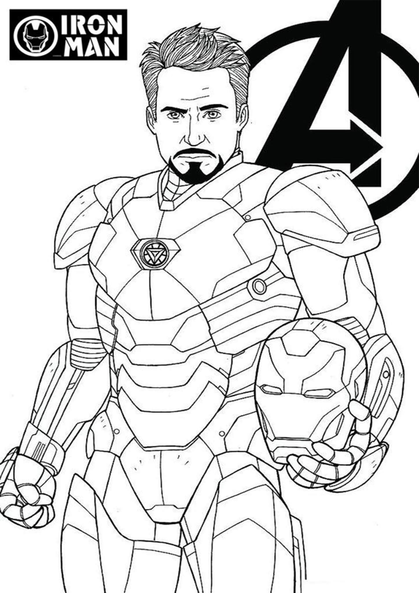 Ironman Printable Coloring Pages
