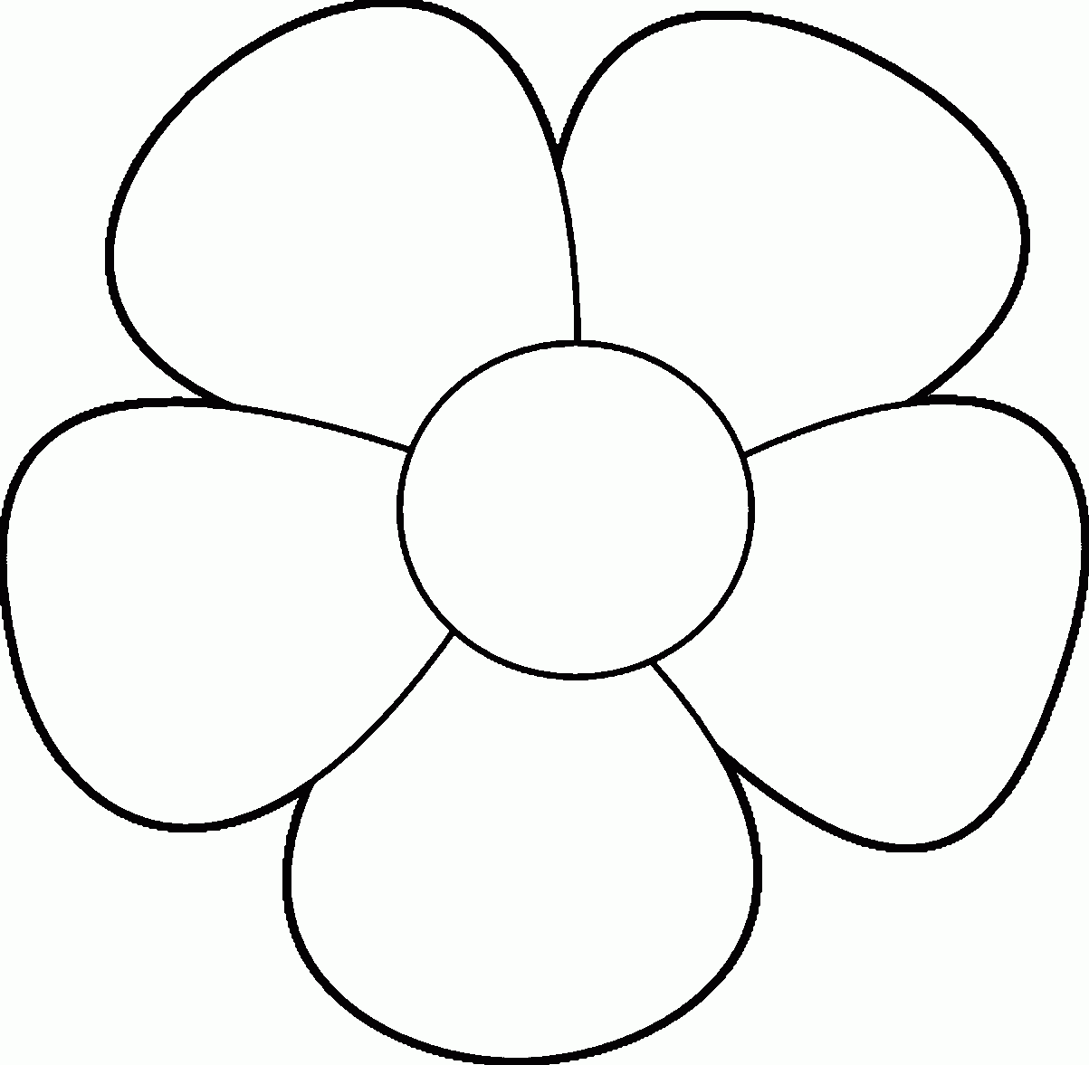 Jasmine Flower Coloring Pages Printable Flower Coloring Pages Flower Coloring Pages Easy