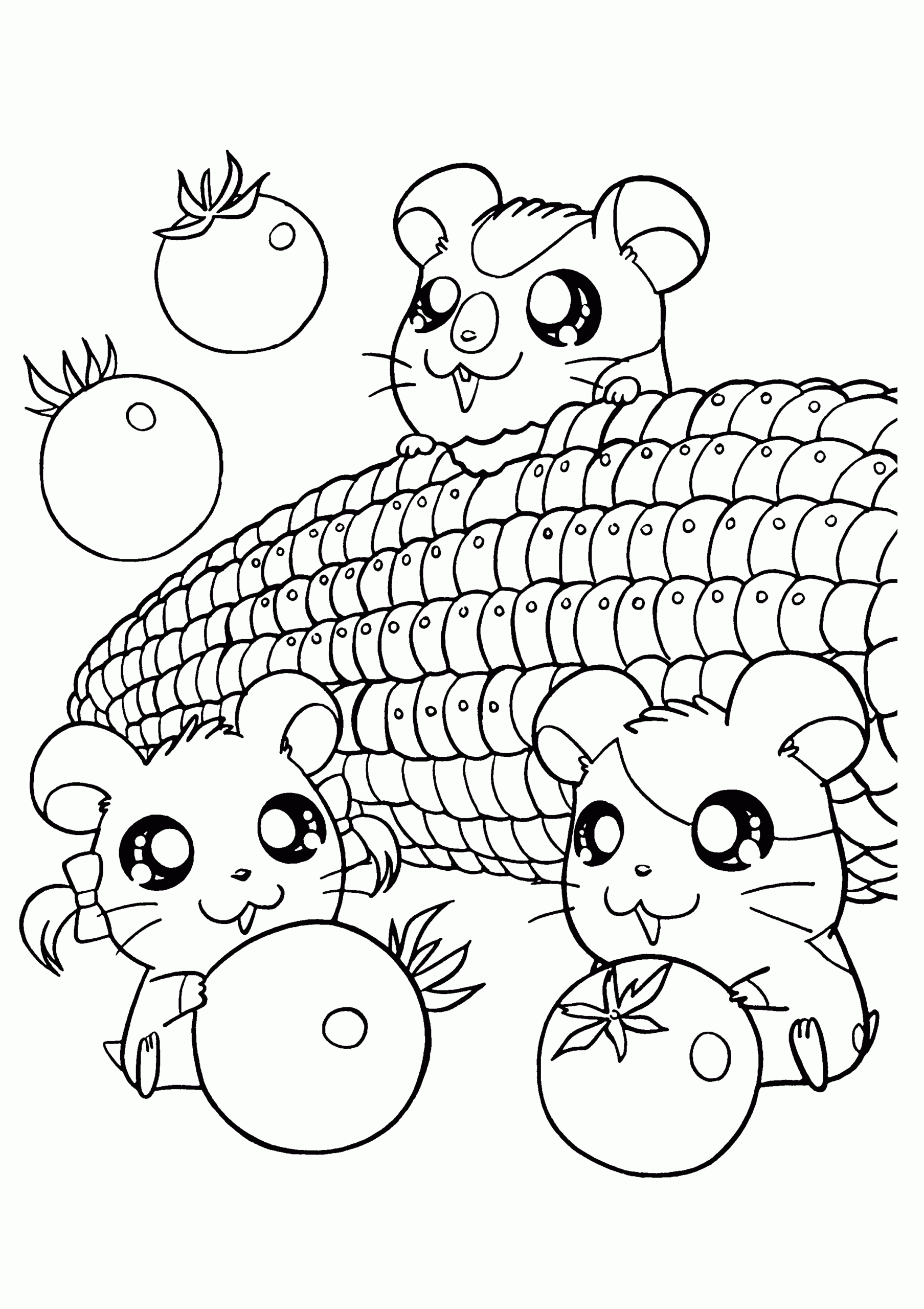 Kawaii Coloring Pages Printable
