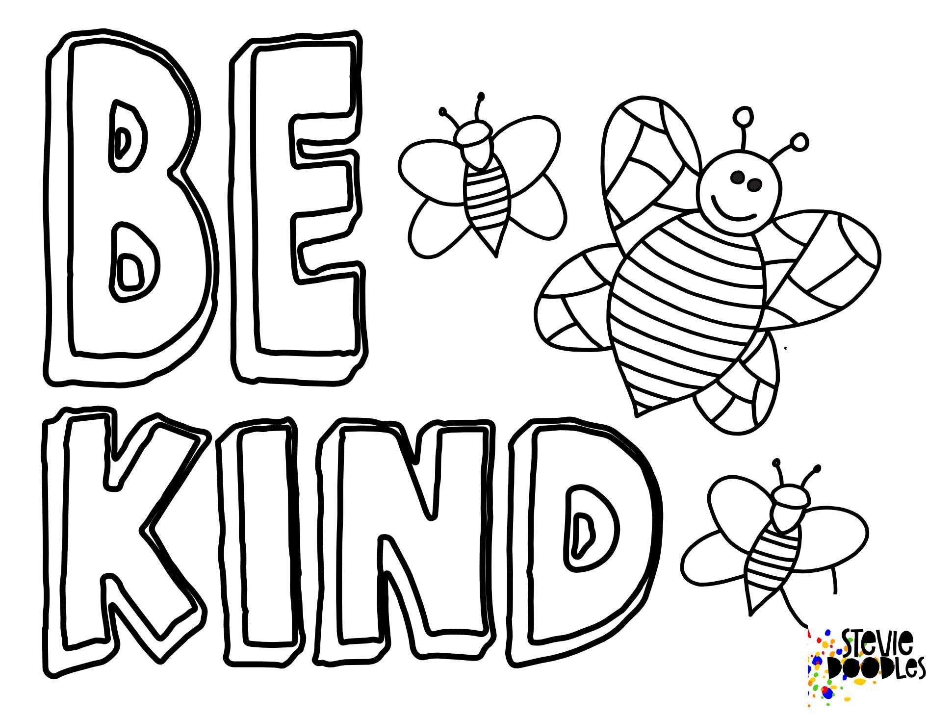 Free Printable Kindness Coloring Pages