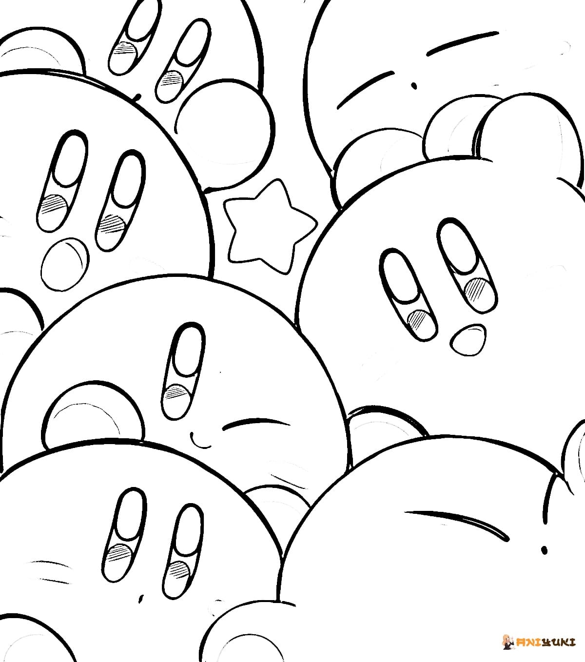 Printable Coloring Pages Kirby