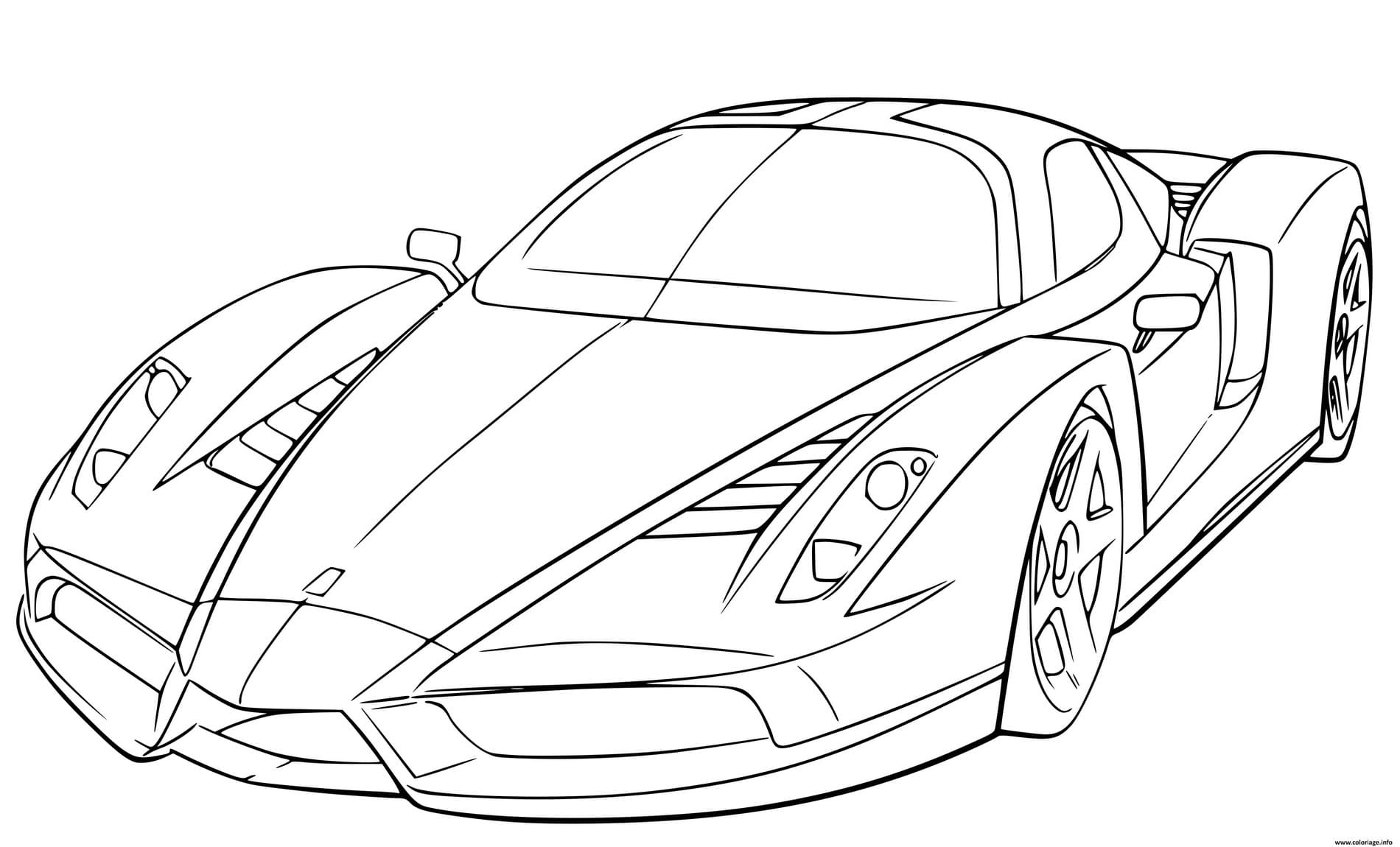 La Ferrari Coloring Pages