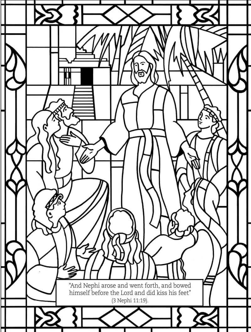 Latter Day Saints LDS Coloring Pages