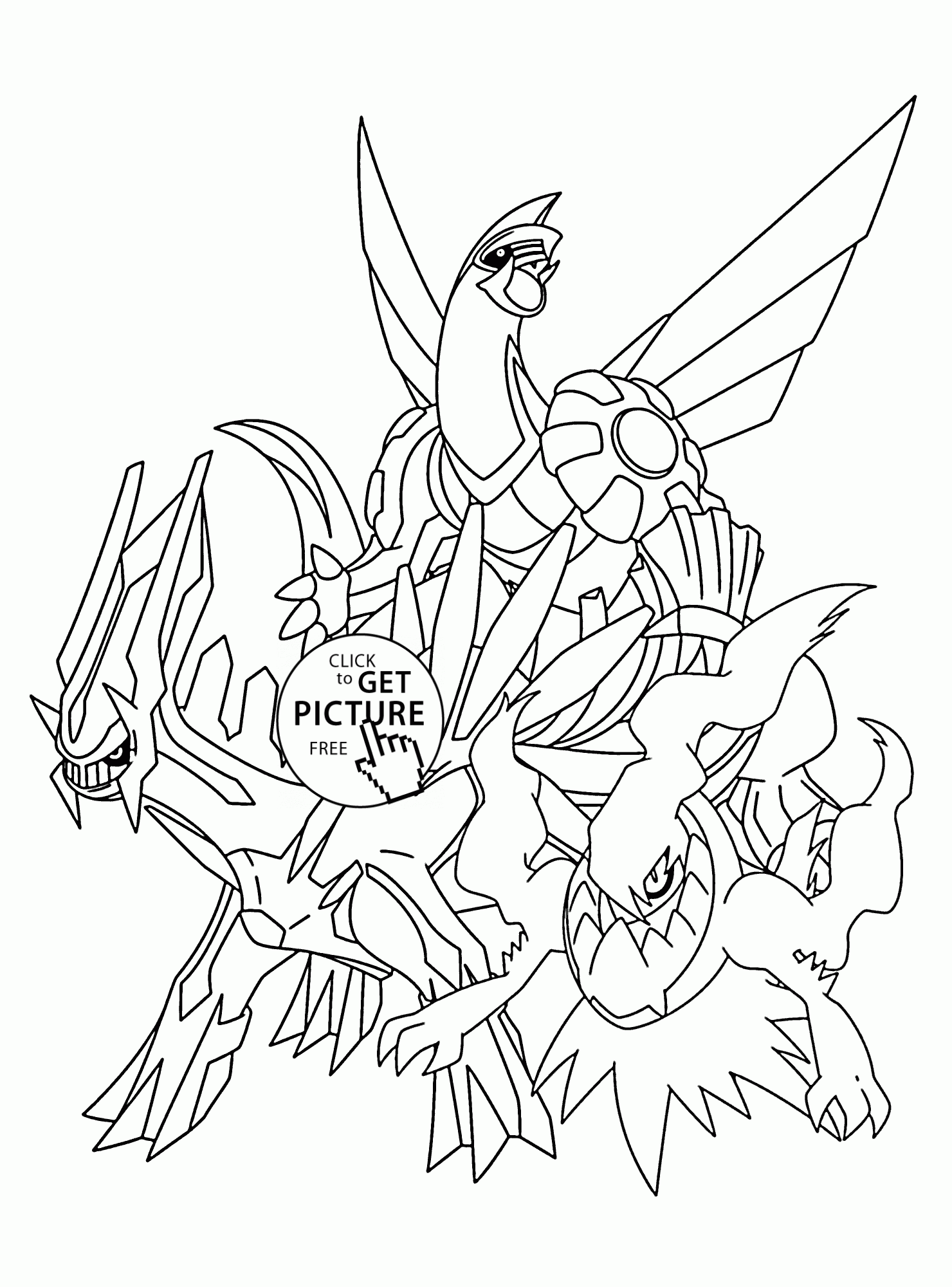 Legendary Pokemon Coloring Pages Printable Customize And Print