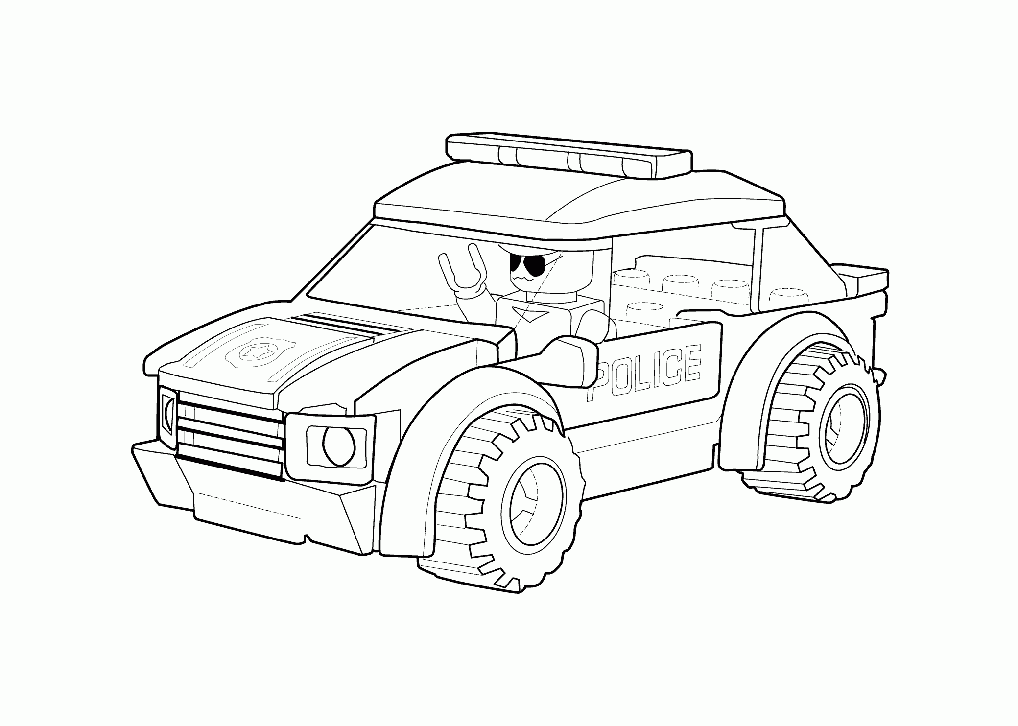 Lego City Printable Coloring Pages Coloring Home