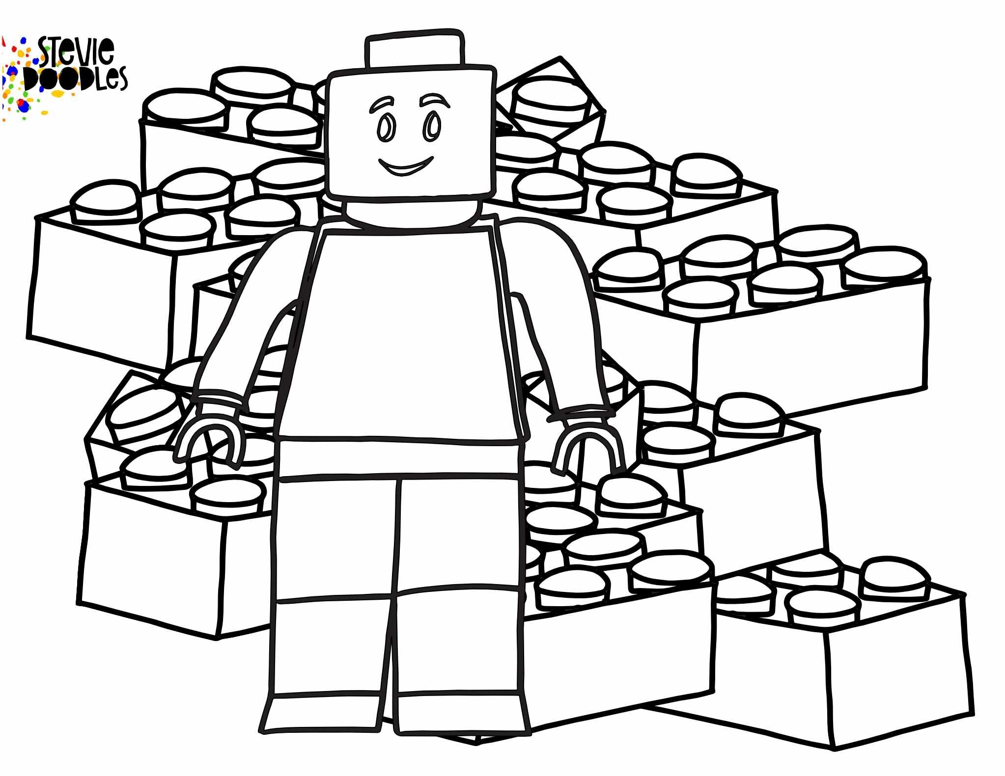 Free Printable Lego Coloring Page