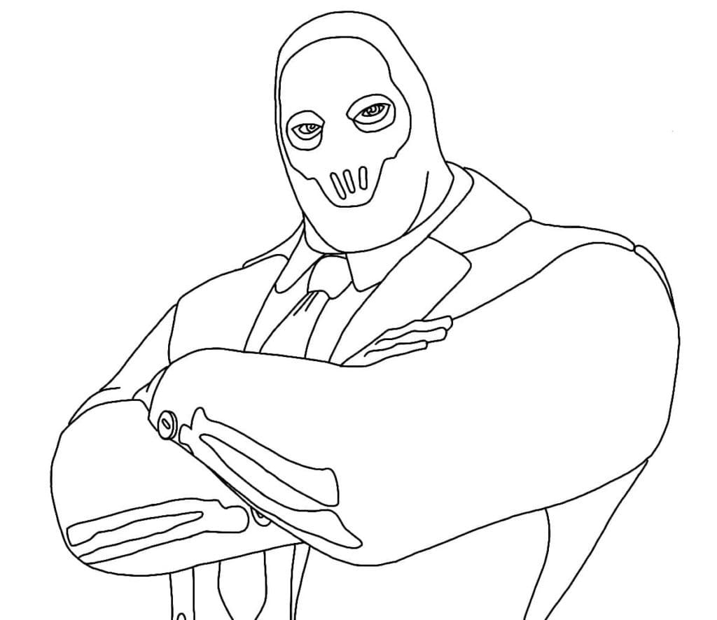 Little Omega Fortnite Coloring Page Free Printable Coloring Pages For Kids