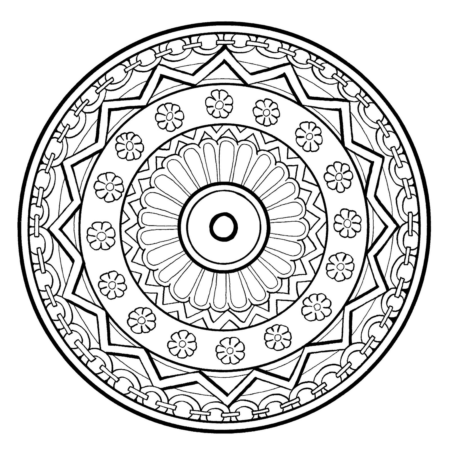 Mandalas To Print Mandala Coloring Pages For Kids
