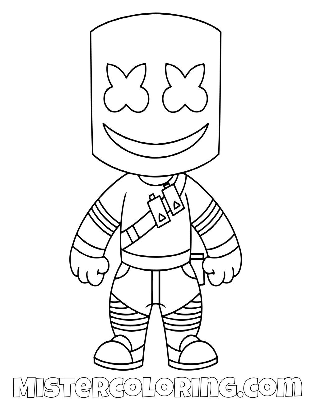 Marshmallow Coloring Pages Coloring Pages