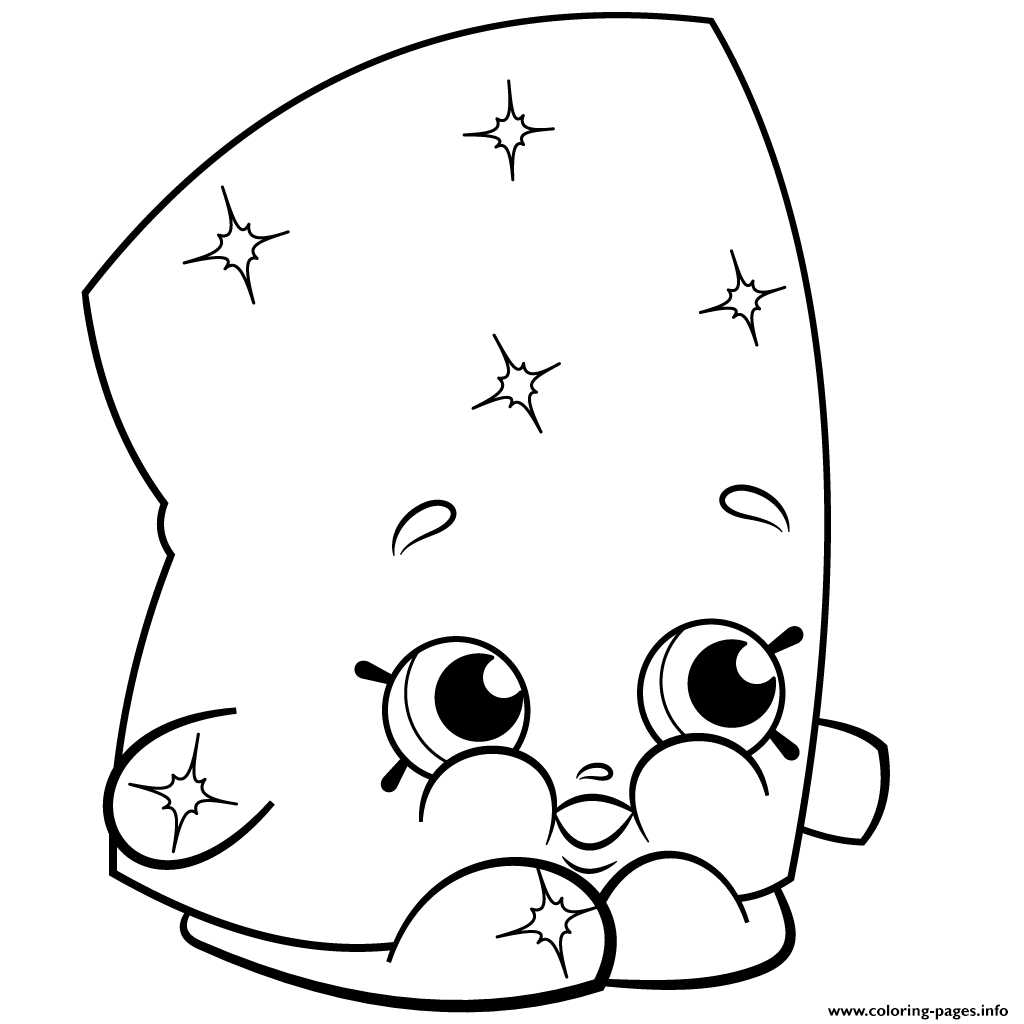 Marshmallow For Kids Shopkins Season 2 Coloring Page Printable