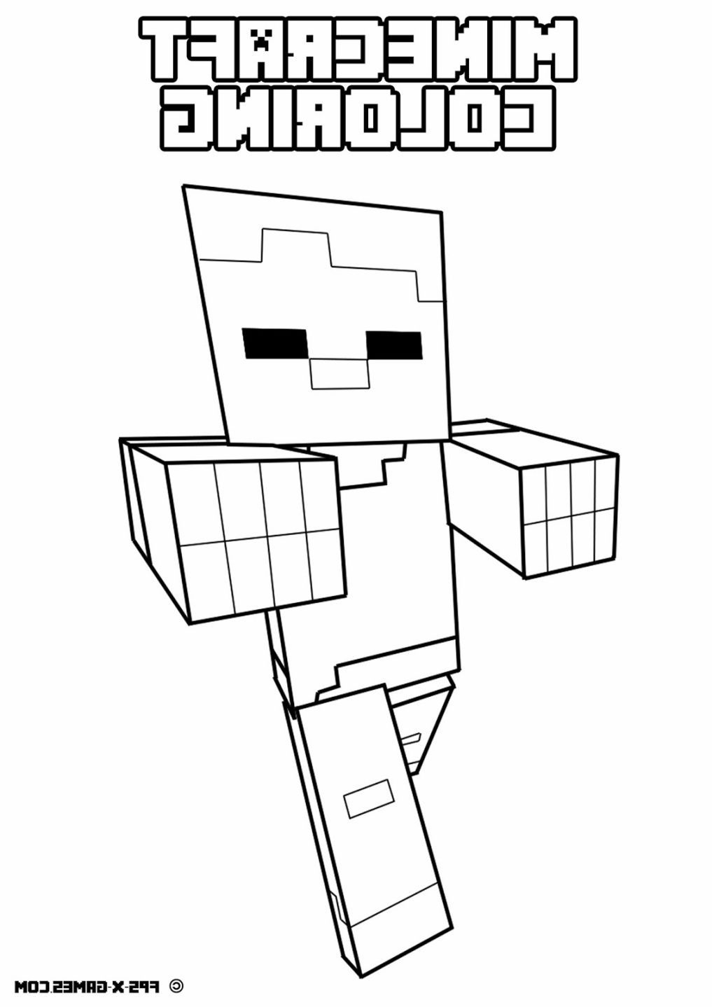Minecraft Popularmmos Coloring Pages Coloring Pages