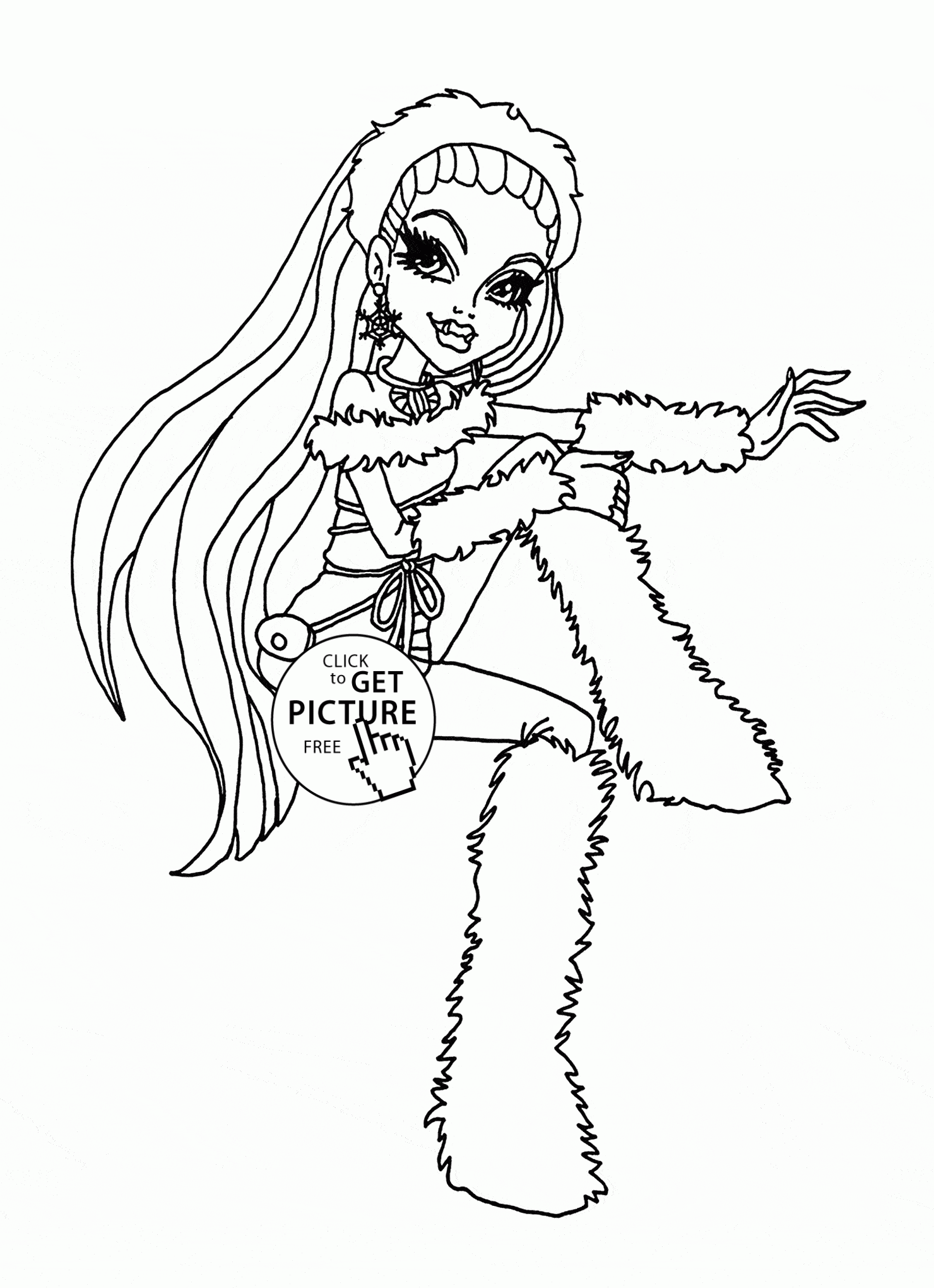 Monster High Printable Coloring Pages