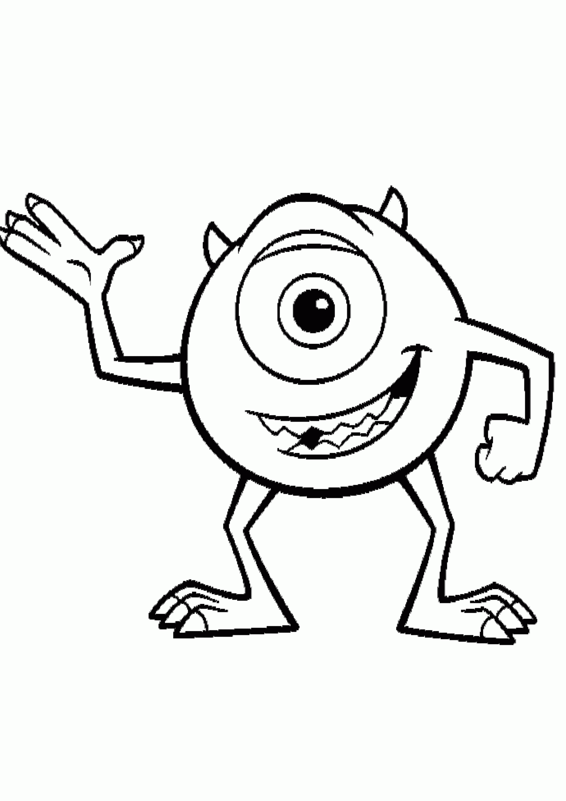 Monster Inc Coloring Pages To Download And Print For Free