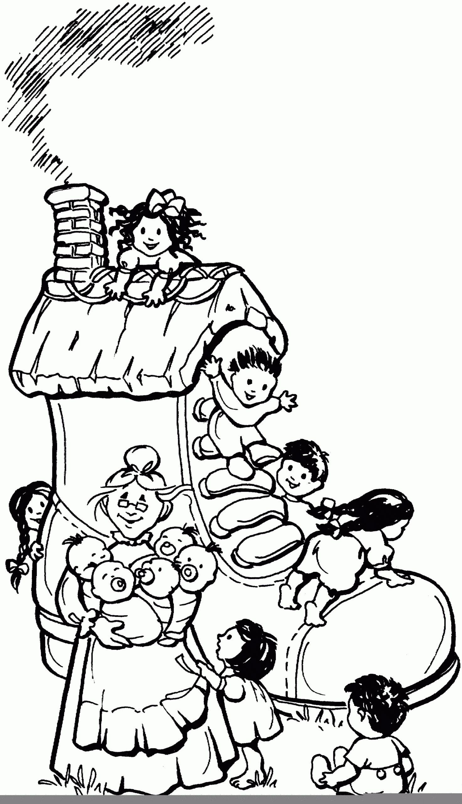 Mother Goose Coloring Pages Free Printable Free Printable