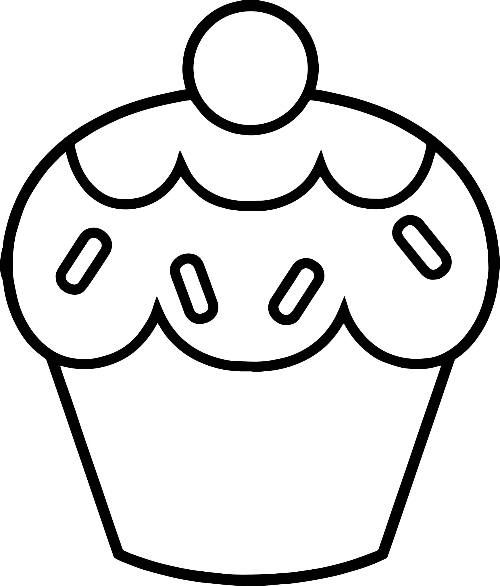 Muffin Coloring Page At GetColorings Free Printable Colorings Pages To Print And Color