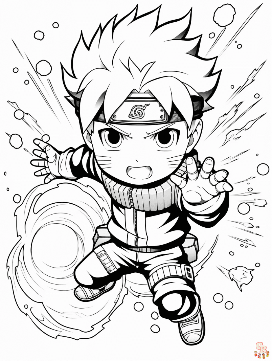 Naruto Coloring Pages Unleash Your Creativity