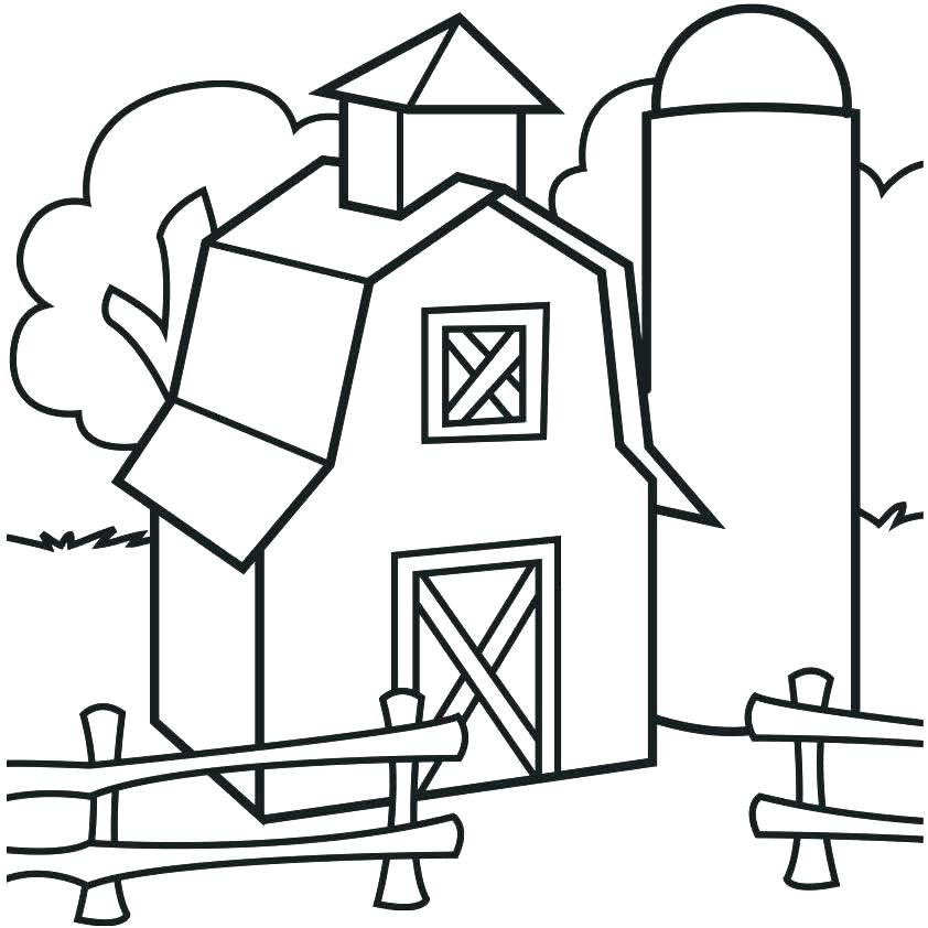 Printable Coloring Pages Picket Fence