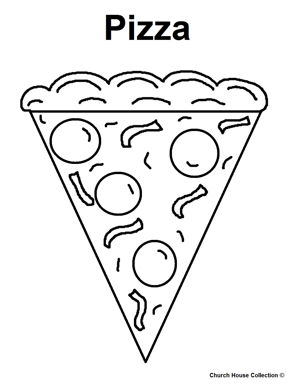 Pizza Slice Coloring Page At GetColorings Free Printable Colorings Pages To Print And Color
