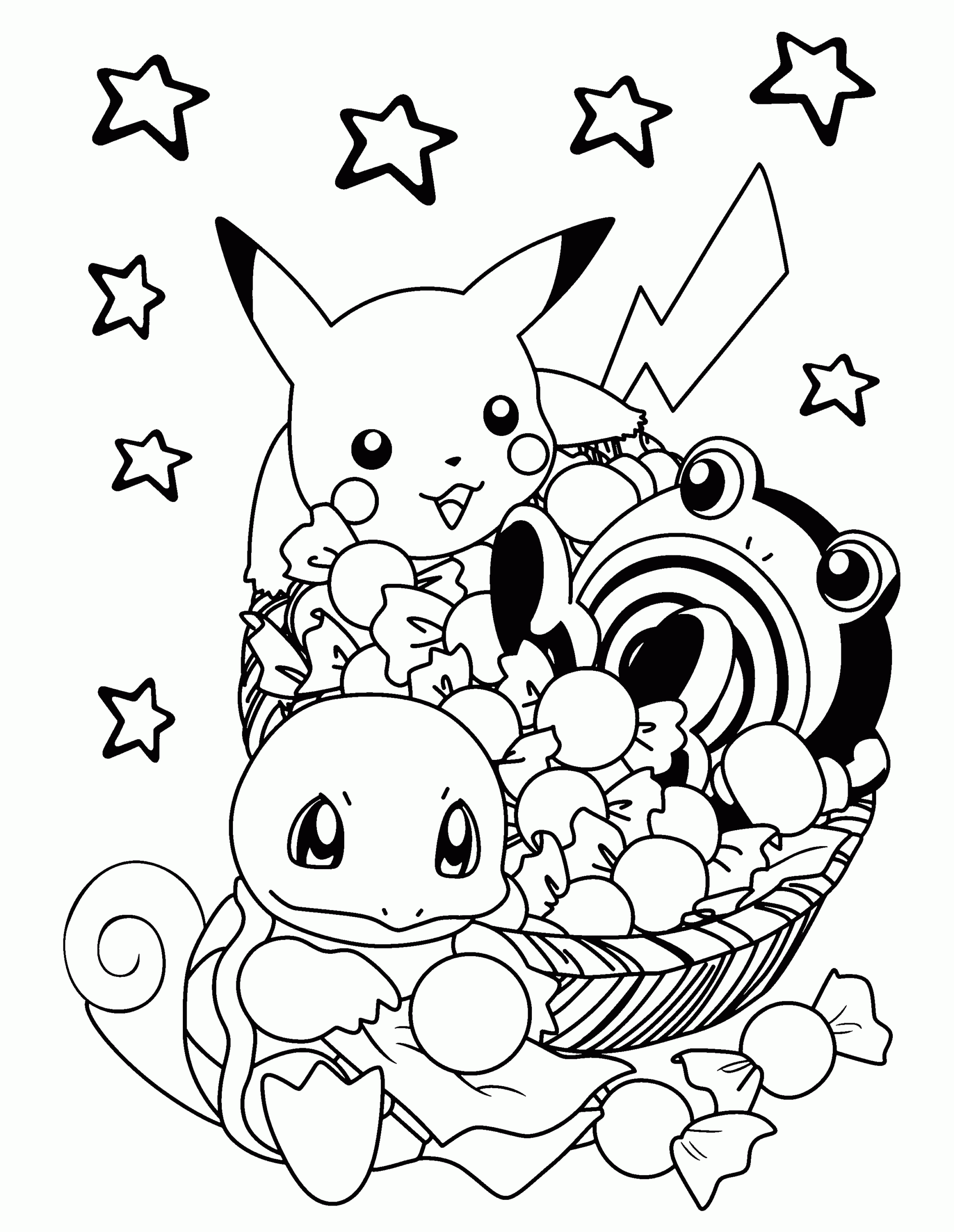 Pokemon Coloring Pages Join Your Favorite Pokemon On An Adventure