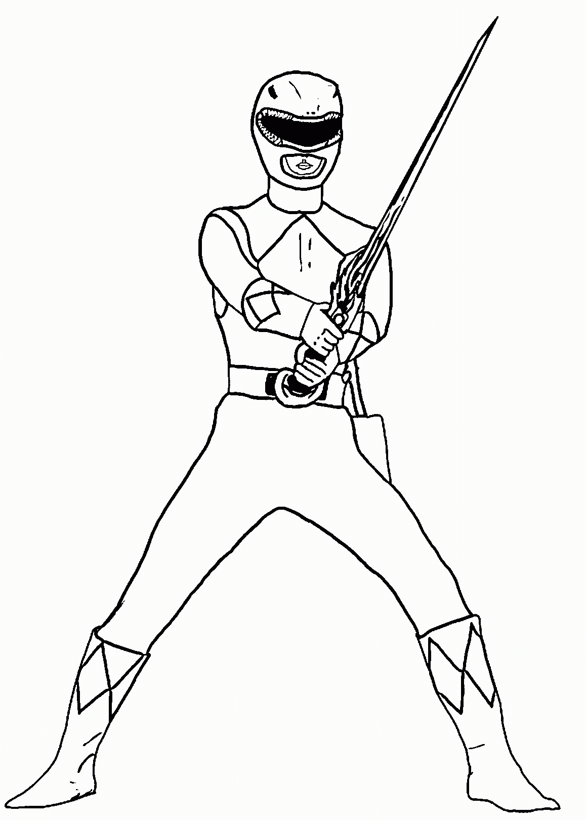 Power Rangers Printable Coloring Pages