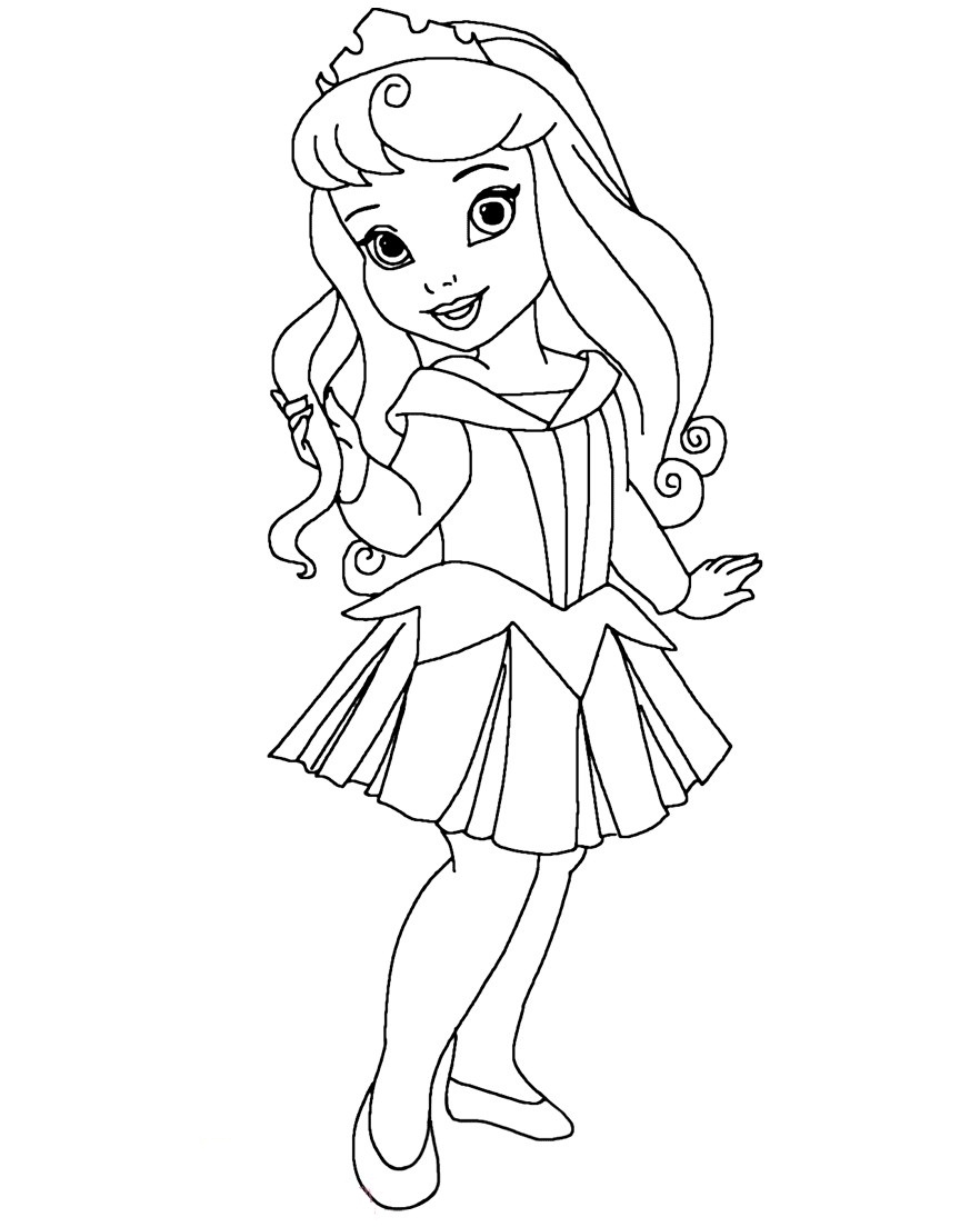 Princess Aurora Coloring Page Free Printable Coloring Pages For Kids