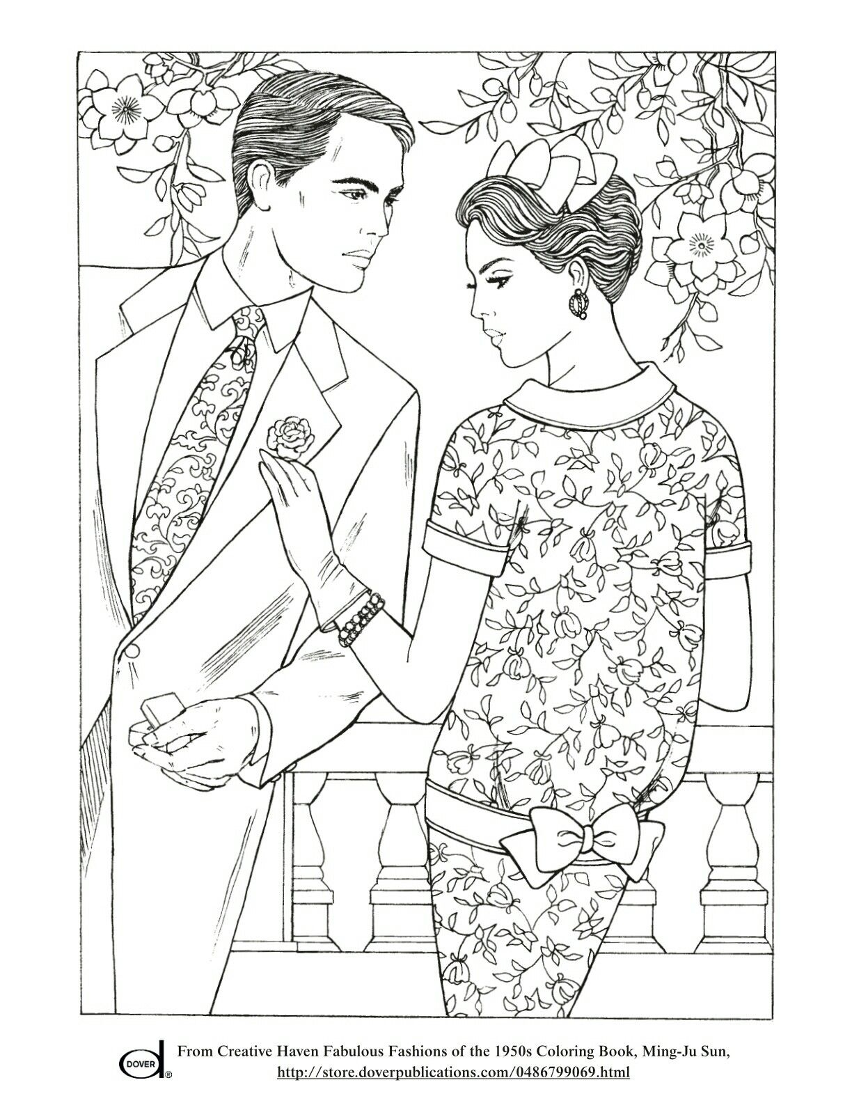 Printable 50s Coloring Pages