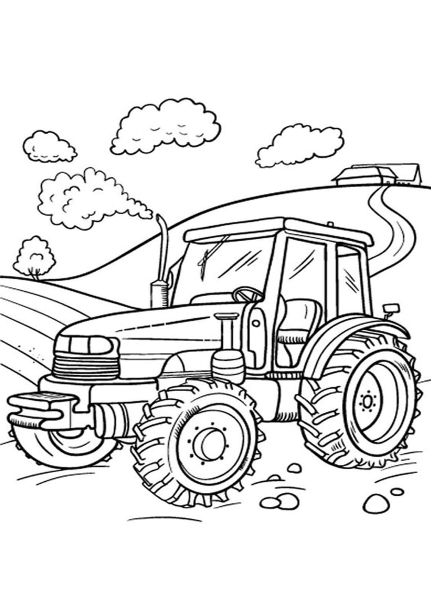 Free Printable Coloring Pages Tractors