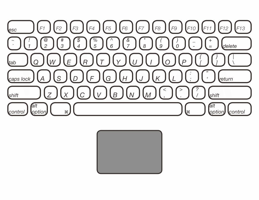 Printable Computer Keyboard Coloring Page Coloring Pages