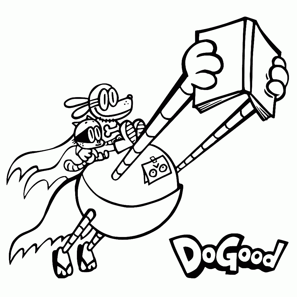 Printable Dogman Coloring Pages Printable Word Searches