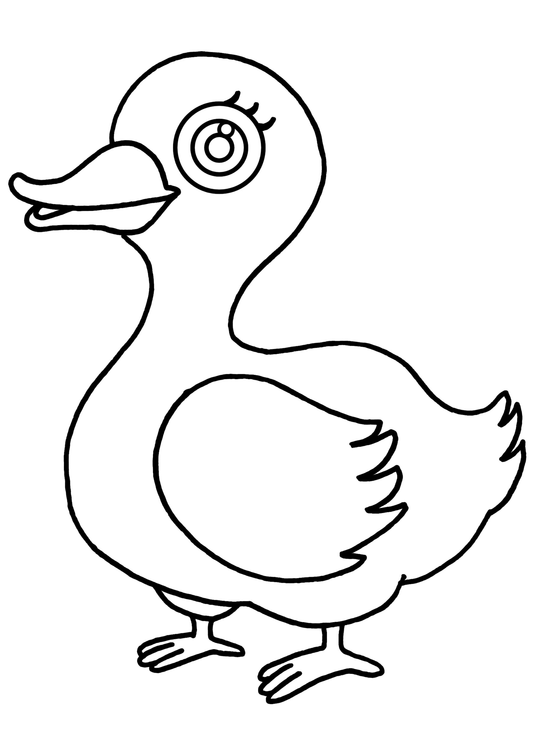 Printable Duck Coloring Pages