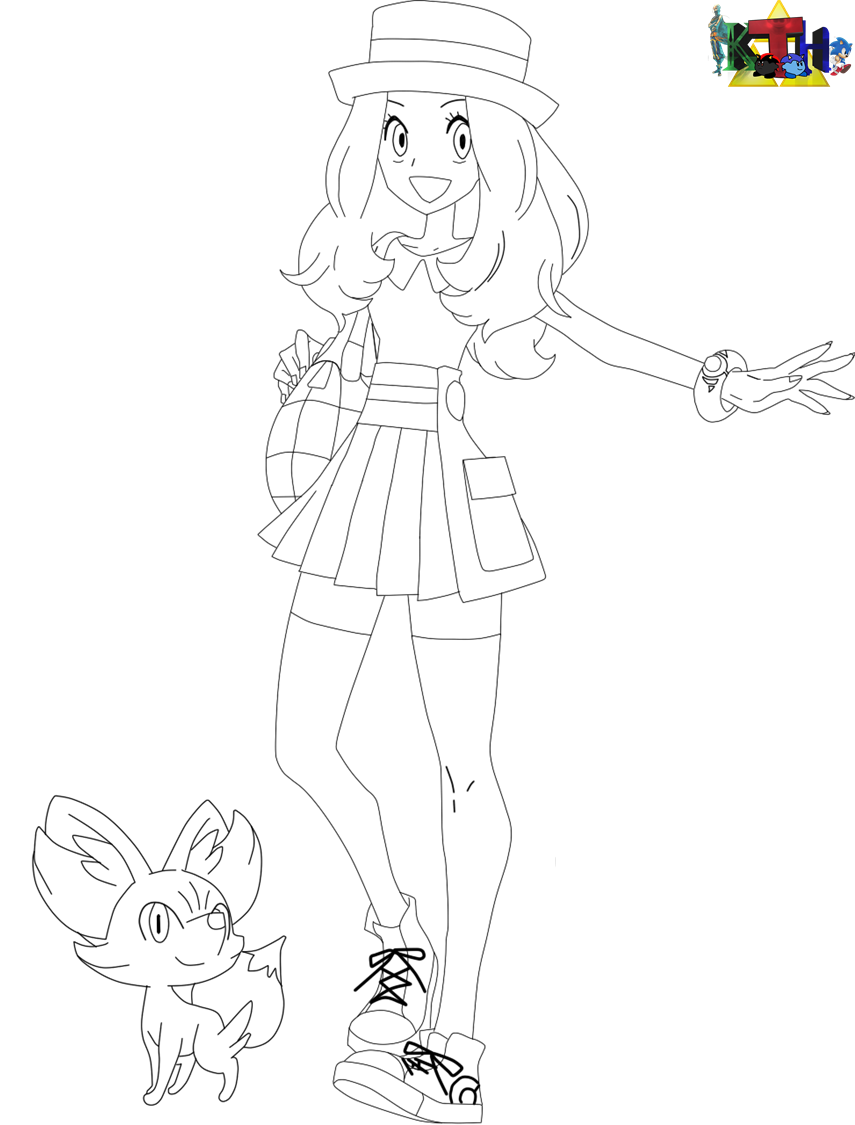Printable Fennekin Coloring Pages Pdf Coloringfolder Cartoon Coloring Pages Coloring