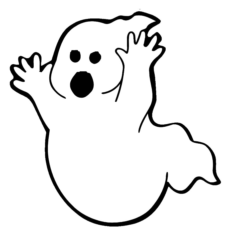 Printable Ghost Coloring Pages ColoringMe