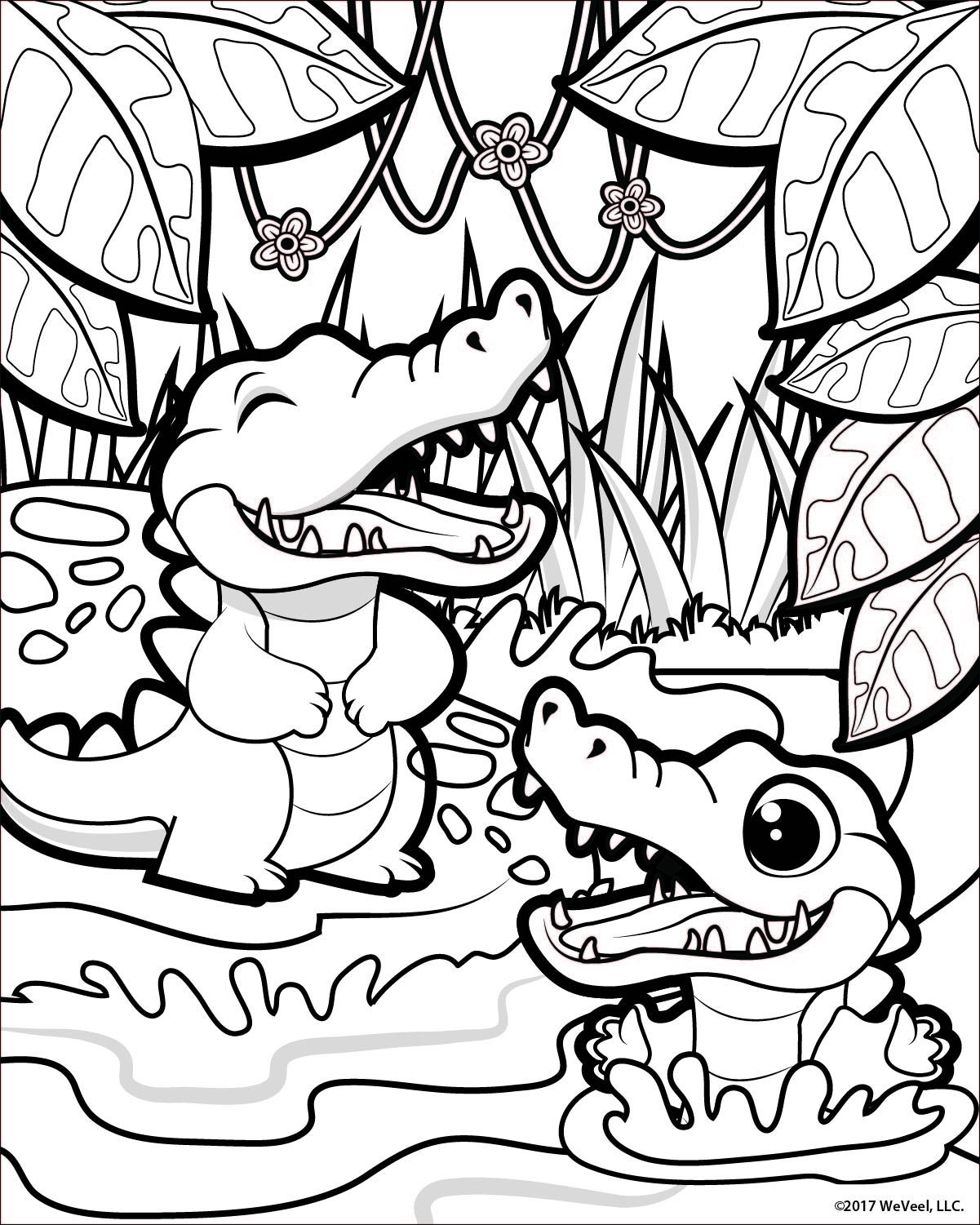 Jungle Coloring Page Printable
