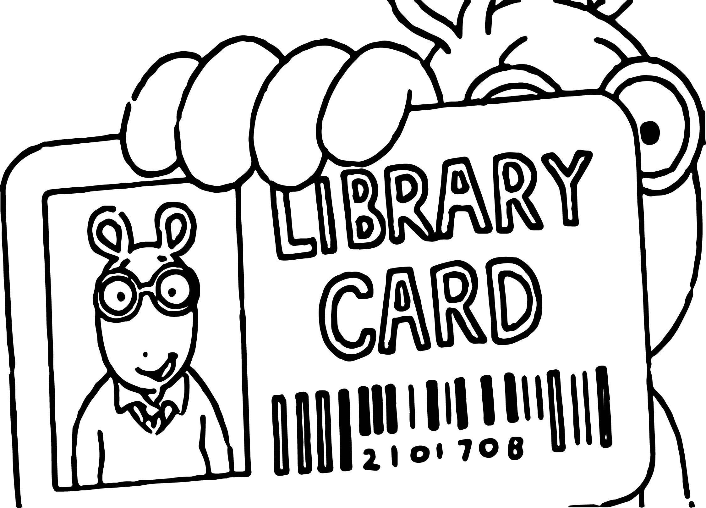 Printable Library Coloring Pages