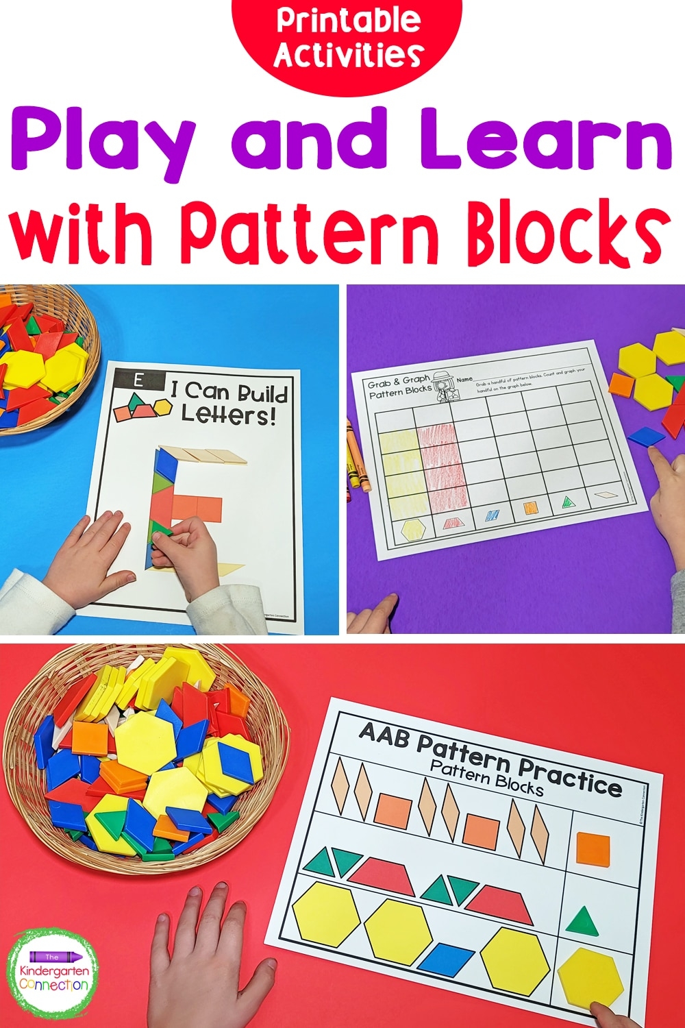 Printable Pattern Block Activities For Pre K Kindergarten LaptrinhX News