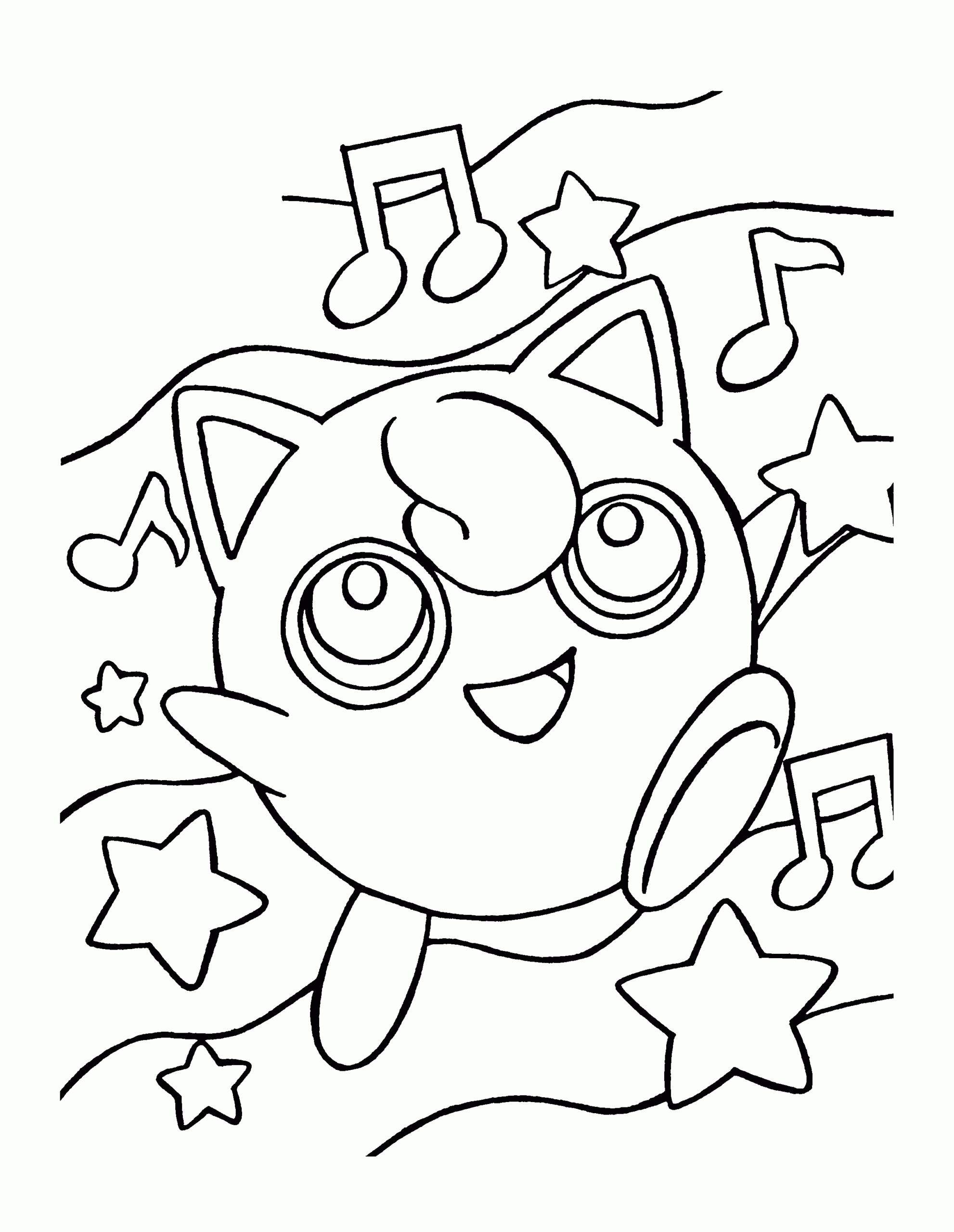 Printable Pokemon Colouring Printable Blank World