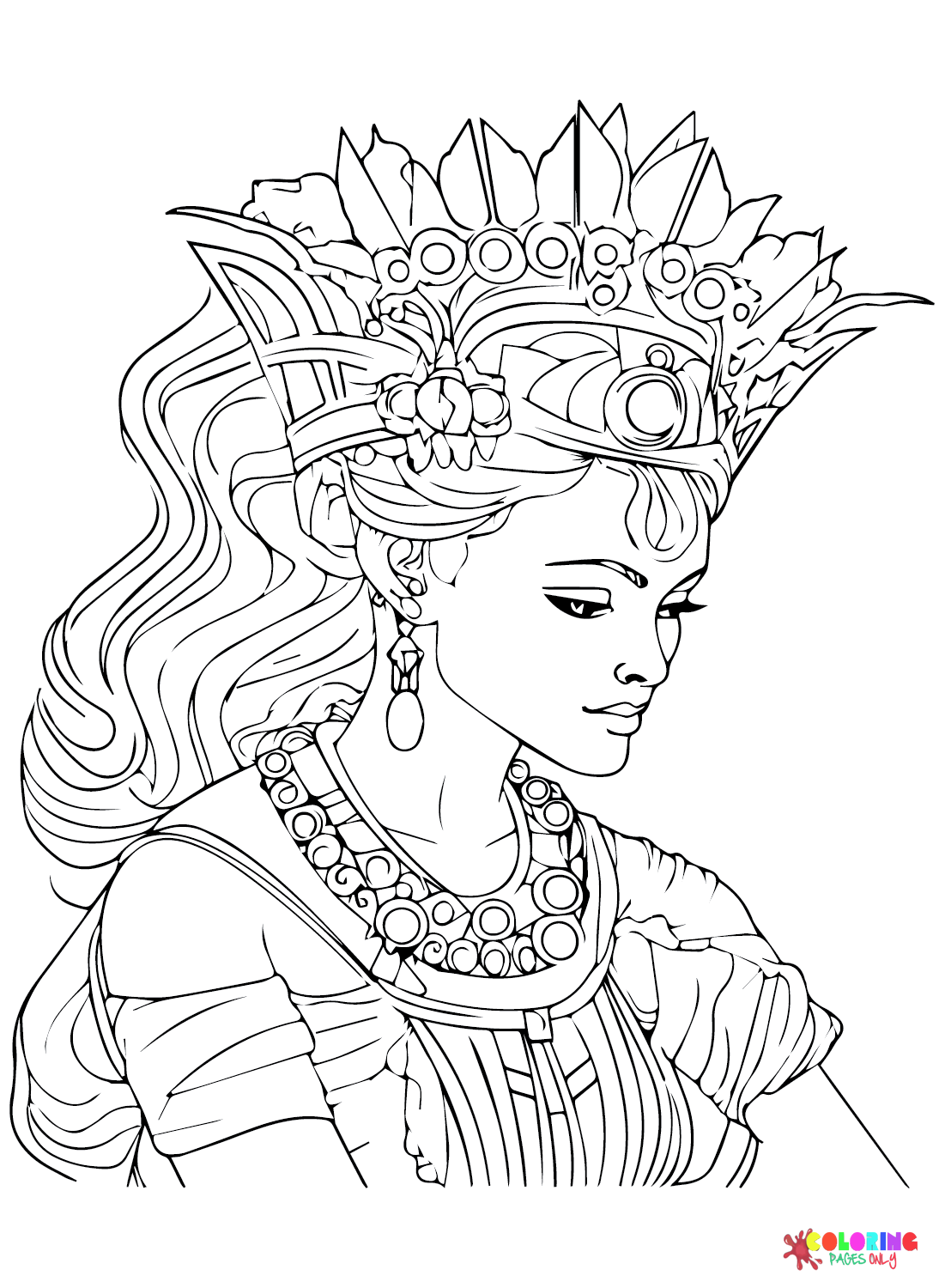 Queen Coloring Pages Printable For Free Download