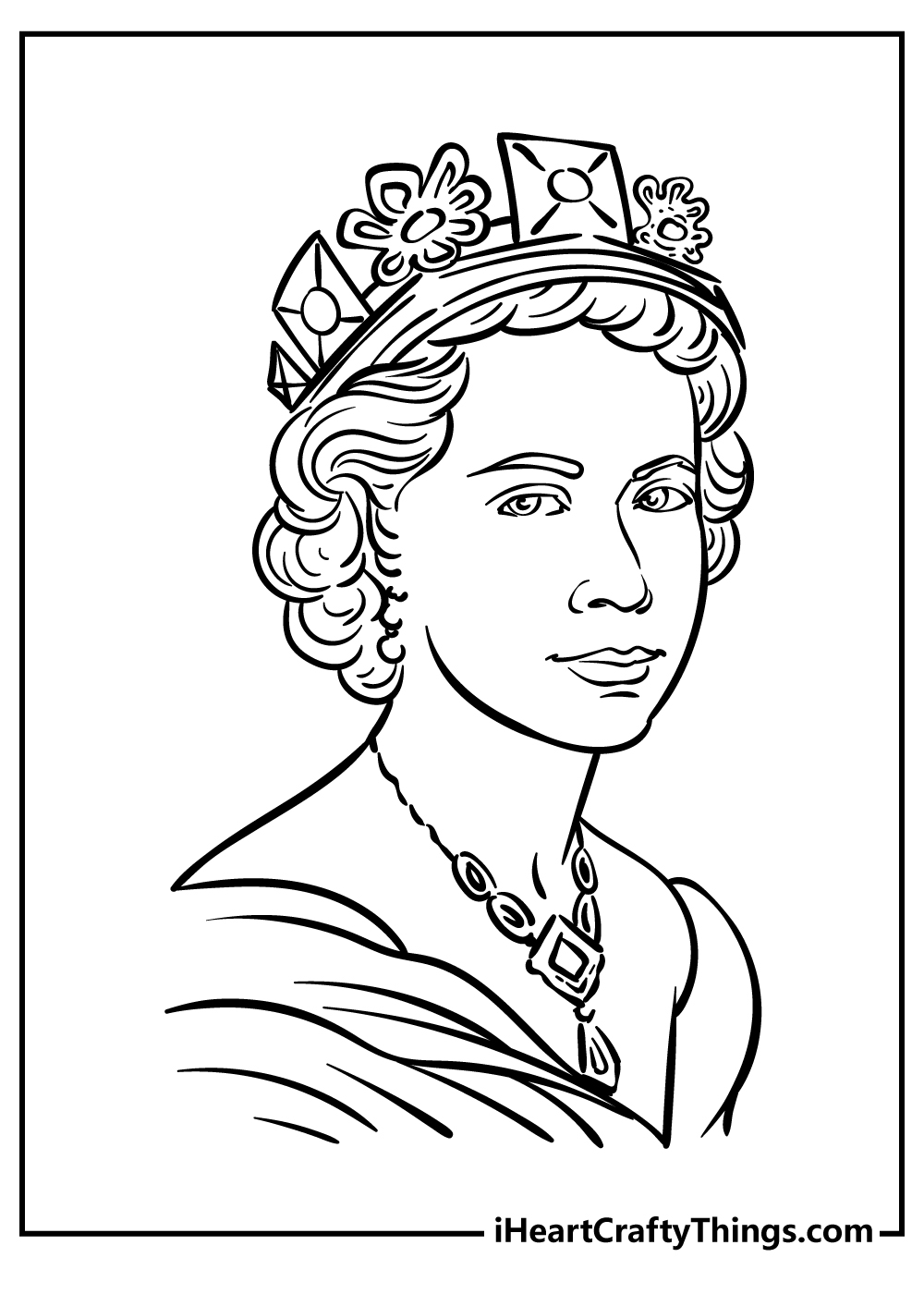 Queen Elizabeth II Coloring Pages Coloring Home