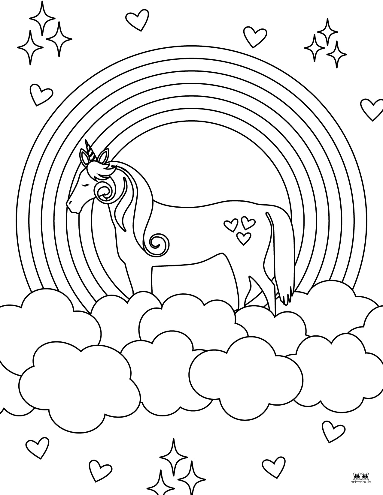 Rainbow Coloring Pages 50 FREE Printable Pages Printabulls