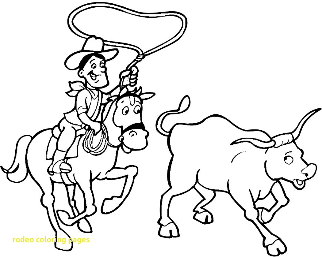 Rodeo Printable Coloring Pages