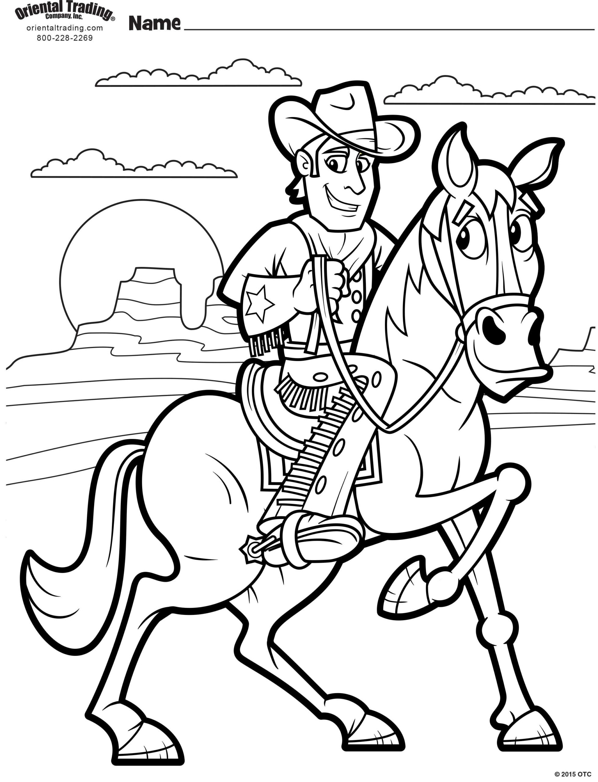 Rodeo Pages To Print Coloring Pages