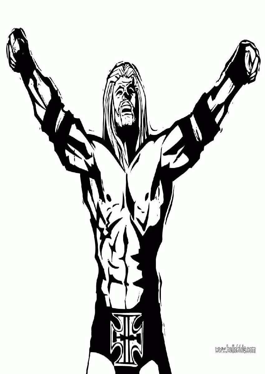 Roman Reigns Coloring Pages Coloring Home