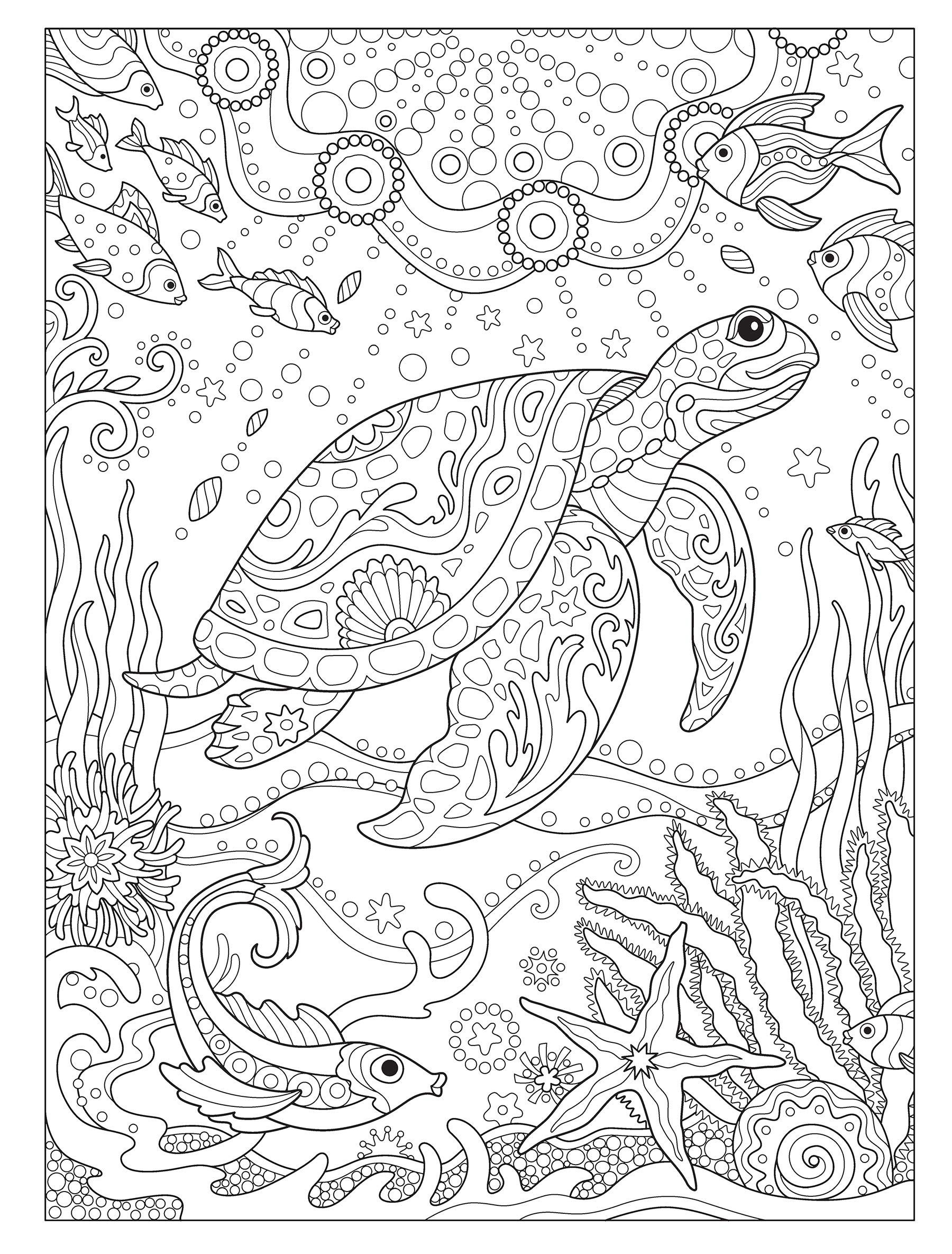 Sea Life Colouring Pages Printable Coloring For Kids