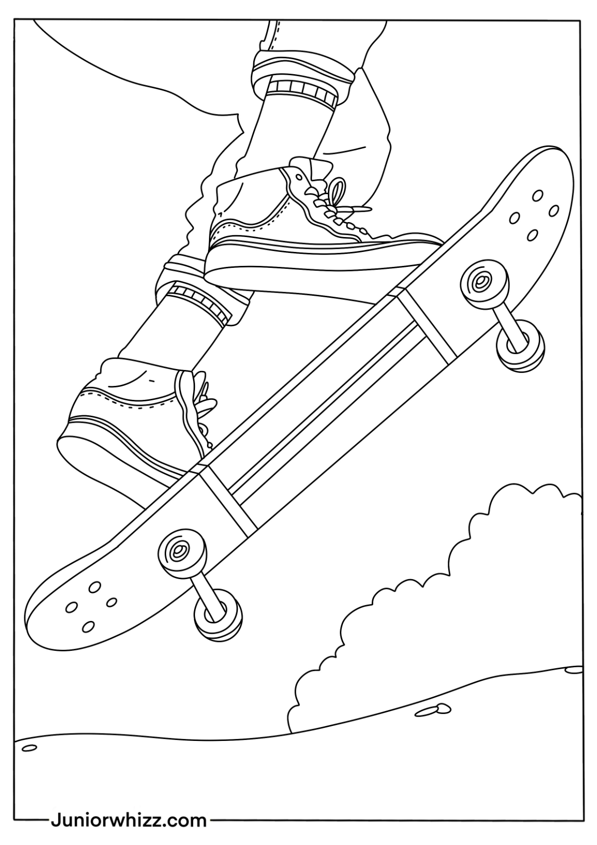 Skateboard Coloring Pages 14 Free Printable PDFs