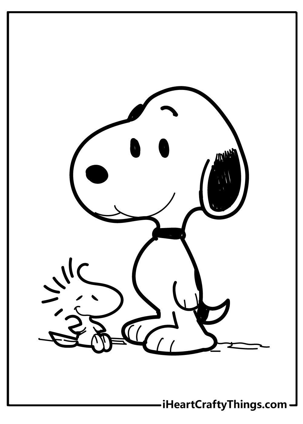 Free Printable Snoopy Coloring Pages