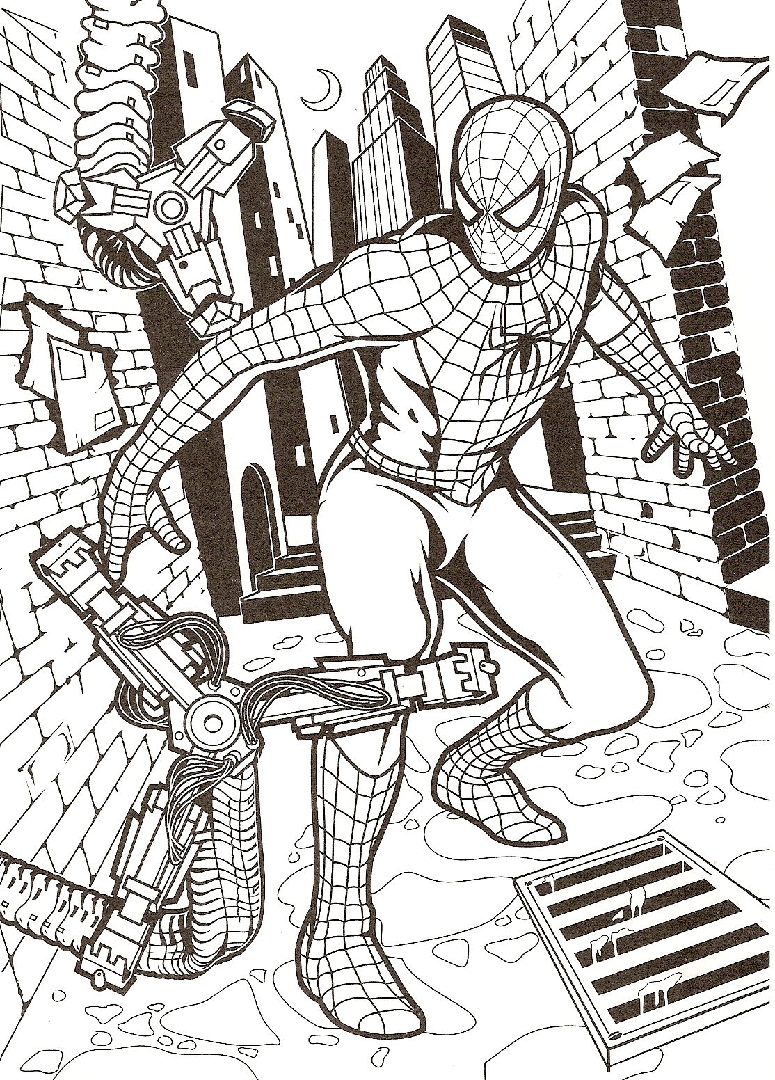 SPIDERMAN COLORING PRINTABLE SPIDERMAN COLORING PICTURES