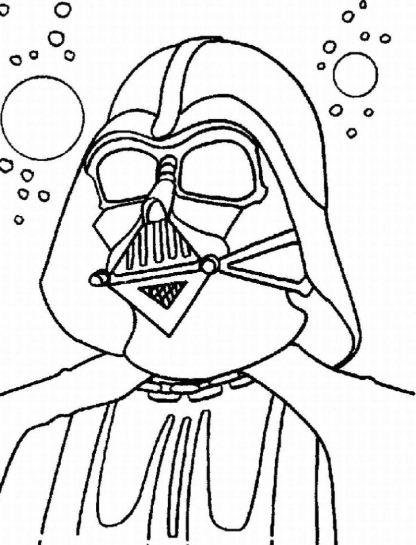 Printable Coloring Page Star Wars