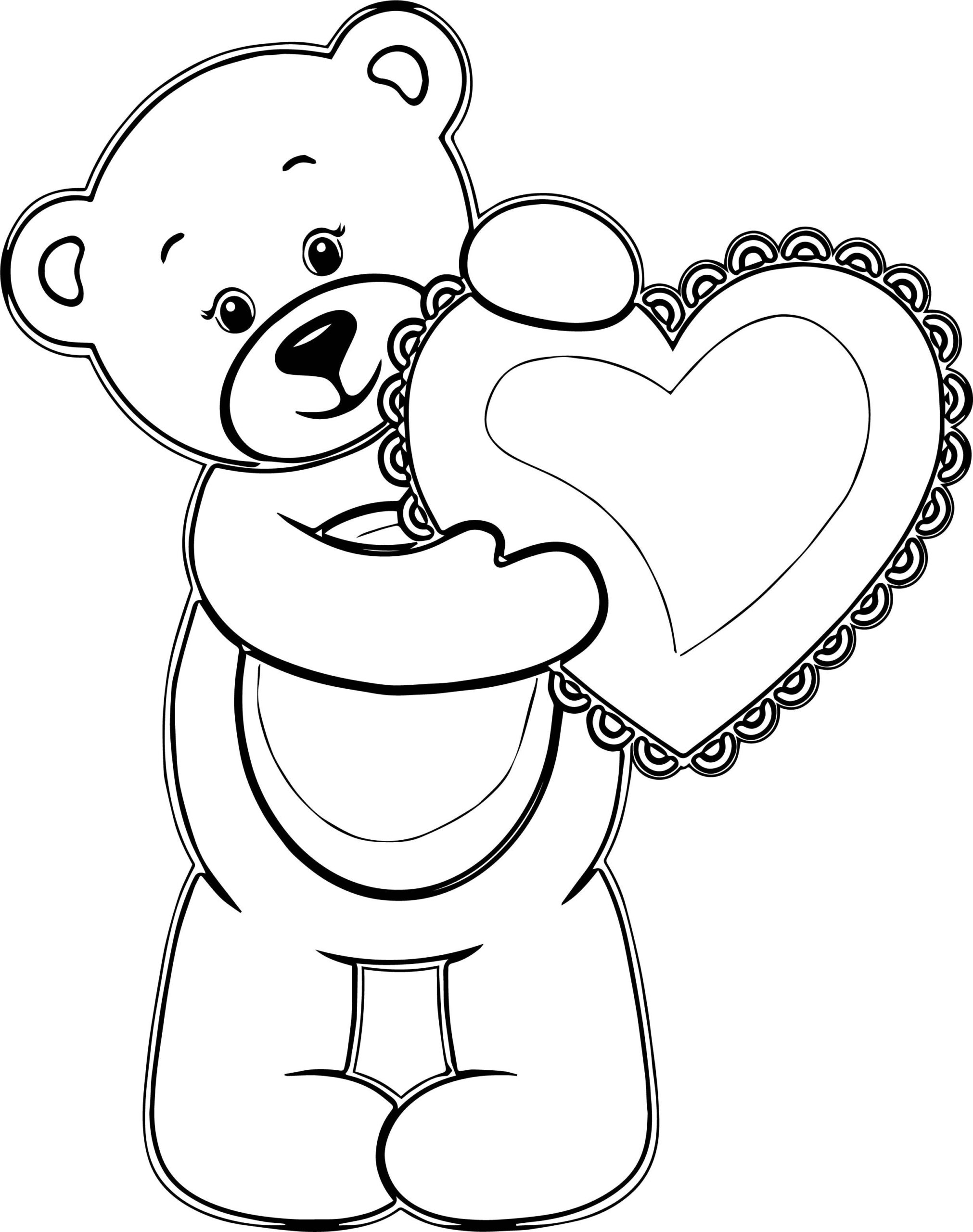 Teddy Bear Coloring Pages Printable